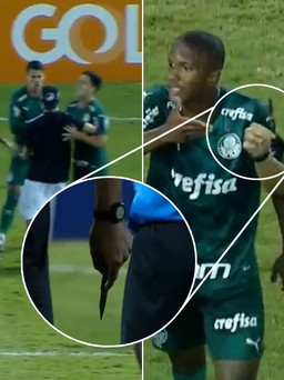 CĐV cầm dao nhảy xuống sân tấn công cầu thủ ở Brazil