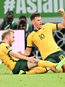 Đánh bại UAE 2-1, tuyển Úc gặp Peru tranh vé dự World Cup 2022