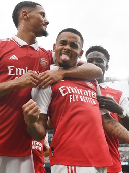 Gabriel Jesus tiếp tục bay cao trong màu áo của Arsenal