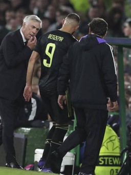 Karim Benzema dính chấn thương nặng, Real Madrid bắt đầu lo