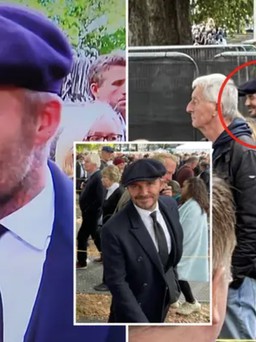 Danh thủ David Beckham xếp hàng hơn 12 giờ đồng hồ đi viếng Nữ hoàng Elizabeth II