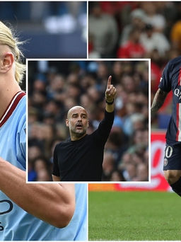 HLV Pep Guardiola: 'Việc so sánh Haaland với Messi không có ý nghĩa'