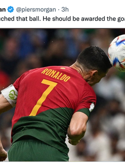 Ronaldo kêu gọi 'Bồ Đào Nha tiến lên' sau khi bị FIFA tước bàn thắng thứ 119