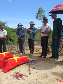 Quảng Ngãi: Phát hiện hài cốt 2 liệt sĩ sau 54 năm hy sinh