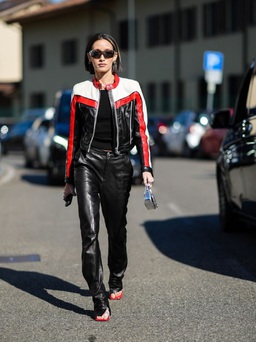 Áo khoác Biker Jacket là “ngôi sao” tại Tuần lễ thời trang Milan năm nay