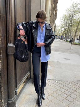 Áo khoác da leather jacket “thách thức” mọi bản phối thời trang