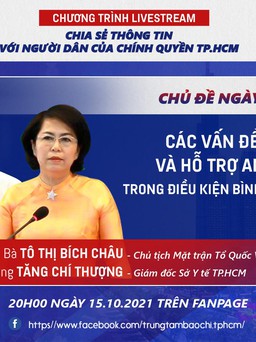 Giám đốc Sở Y tế TP.HCM: TP.HCM tạm được đánh giá là vùng cam