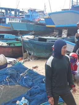 Bão số 15: Sóng gió đánh vỡ tan nhiều lồng bè nuôi cá ở đảo Phú Quý