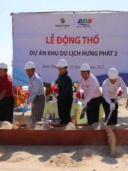 Thêm một dự án du lịch ven biển được khởi công ở huyện Tuy Phong