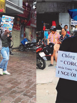 Khắc Việt và Pha Lê phát hàng ngàn khẩu trang miễn phí giữa mùa dịch vi rút corona