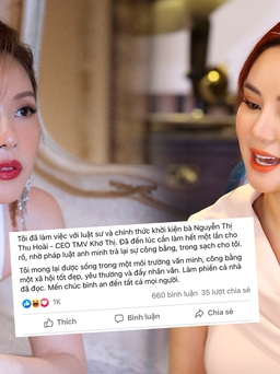Vy Oanh tuyên bố khởi kiện Hoa hậu Thu Hoài