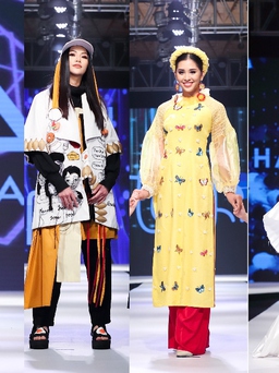 Đàm Vĩnh Hưng lên sàn catwalk cùng Hoa hậu Tiểu Vy, Phương Khánh