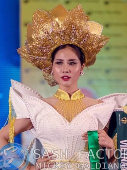 Đại diện Việt Nam giành giải đồng trang phục dân tộc tại 'Hoa hậu Trái đất'