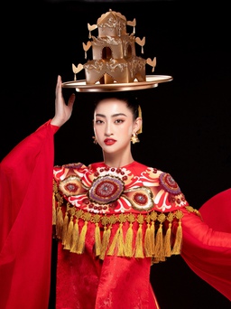 Lương Thùy Linh mang điệu múa mâm vàng thi 'Hoa hậu Thế giới'