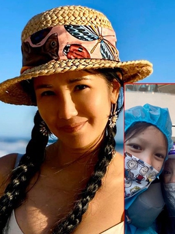 Diva Hồng Nhung cùng 2 con về đến Việt Nam sau 5 tháng kẹt ở Mỹ