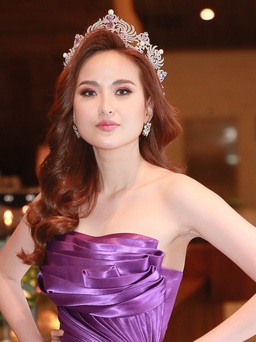 Hoa hậu Khánh Ngân nói gì trước tin đồn bí mật sinh con cho đại gia?