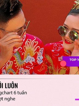 Ca khúc nhạc đám cưới 'Rồi tới luôn' đứng đầu 10 bài hát nhạc Việt hot nhất