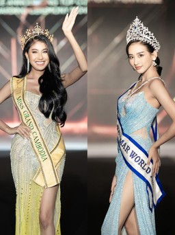 Dàn hoa hậu quốc tế 'đổ bộ' thảm đỏ 'Miss Grand Vietnam'