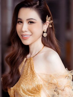 Hoa hậu Hoàng Dung sang Anh diễn Tuần lễ Thời trang London 2023