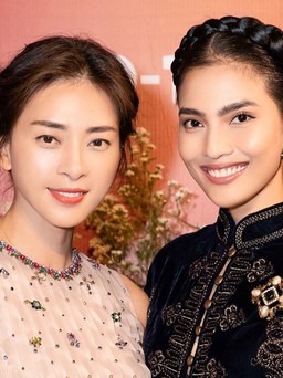Á hậu Trương Thị May mặc kín 'đọ sắc' cùng Ngô Thanh Vân