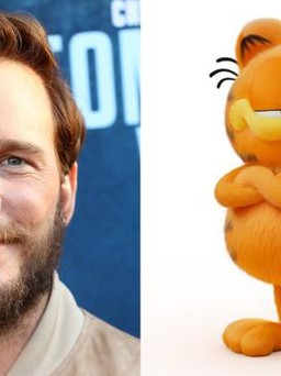 Chris Pratt ‘hóa thân’ mèo Garfield trong phim hoạt hình mới