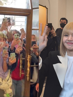 Lisa (BlackPink) gây 'náo loạn' người hâm mộ nước Ý