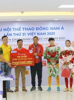 Tập đoàn Tuần Châu thông qua Báo Thanh Niên thưởng đội tuyển nữ Việt Nam 1 tỉ đồng