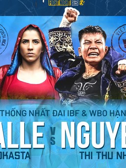 Trận thống nhất đai boxing thế giới: Nỗ lực bất thành của võ sĩ Thu Nhi