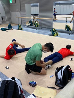 Olympic Tokyo: Tuyển thủ Việt Nam tranh thủ mọi lúc mọi nơi tập luyện tại Nhật Bản