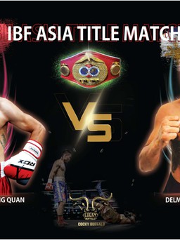 Tay đấm Đinh Hồng Quân tranh đai boxing IBF châu Á ở The Grand Hồ Tràm