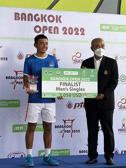 Lý Hoàng Nam đoạt á quân đơn nam giải quần vợt nhà nghề ATP Challenger Bangkok Open