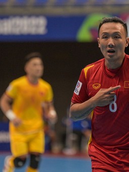 Bảng xếp hạng giải futsal châu Á: tuyển futsal Việt Nam dẫn đầu bảng D