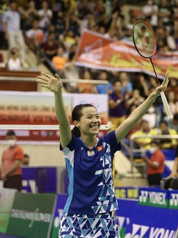 Nguyễn Thùy Linh đăng quang giải cầu lông quốc tế Đà Nẵng