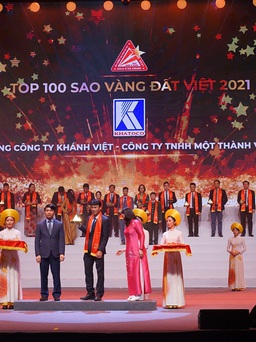 Tổng công ty Khánh Việt đạt giải thưởng TOP 100 Sao Vàng Đất Việt 2021