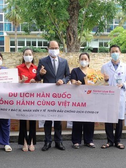 Tổng Cục Du lịch Hàn Quốc tại Việt Nam ‘tiếp sức’ lượng tuyến đầu chống dịch
