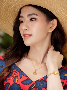 F5 phong cách thời trang với Trang sức Vàng 24K thời thượng