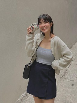 Đón mùa thu sớm bằng một chiếc cardigan mỏng nhẹ