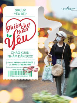 Phiên chợ đặc biệt “Trao Yêu” ngập tràn tình người ngày cuối năm