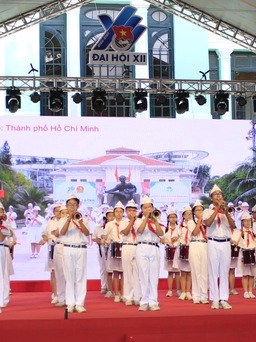 Màn biểu diễn trống kèn của thiếu nhi được xác lập kỷ lục đông nhất Việt Nam