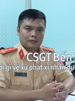 CSGT Bến Thành đứng ở đường cong Tôn Đức Thắng để làm gì?