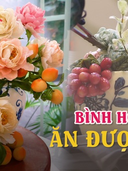 Tưởng hoa mà hóa ra là bánh ăn được, giới trẻ đổ xô đi học