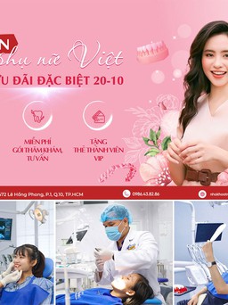 Tháng ưu đãi làm đẹp răng dành cho chị em phụ nữ