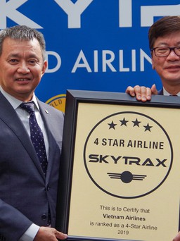 Vietnam Airlines tiếp tục được Skytrax chấm điểm ‘4 sao’