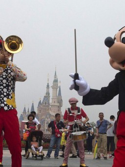 ‘Chuột Mickey’ bị hành hung ở Trung Quốc