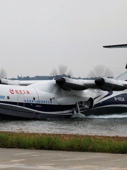 Thủy phi cơ lớn nhất thế giới của Trung Quốc sắp cất cánh thử trên biển
