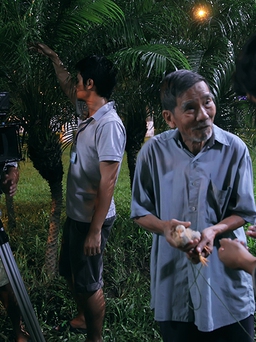 Hình ảnh của NSND Trần Hạnh khi đóng bộ phim điện ảnh cuối cùng