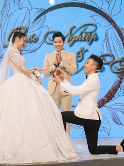 'O sen' Ngọc Mai mặc váy cưới, được chồng cầu hôn trong 'Khách sạn 5 sao'