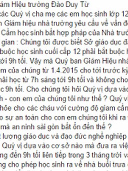 Ba tháng cuối cấp học phí tăng gấp 3, phụ huynh kêu trời?