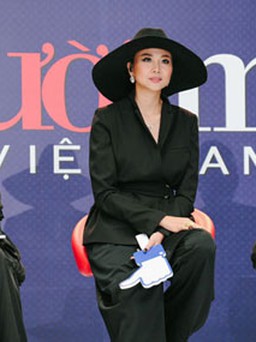 Thanh Hằng diện 'cây đen' trong ngày sơ tuyển Vietnam’s Next Top Model 2015