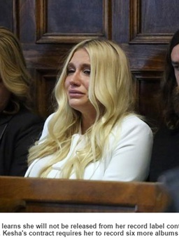 Nữ ca sĩ Kesha thua vụ kiện lạm dụng tình dục
